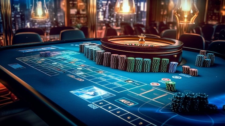 Live poker dealer studio at vespatogel link with multi-camera setup and professional lighting